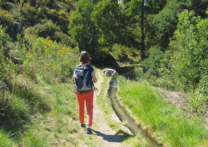 Wandern Serra de Arga Naturpark Pincho Wasserfälle, Mühlen und Körnerbrot traditionen